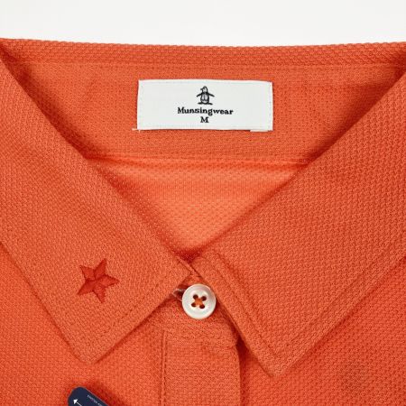  Munsingwear マンシングウェア レディース ゴルフウェア ポロシャツ ニューヨークモチーフ M MGWQJA05 オレンジ 開封未使用品
