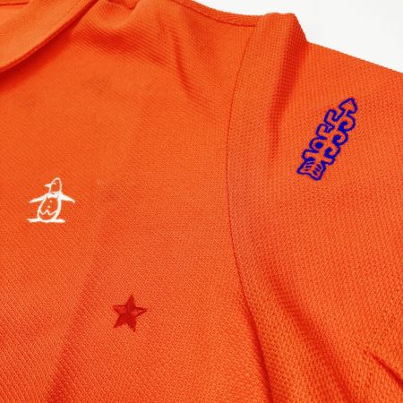 Munsingwear マンシングウェア レディース ゴルフウェア ポロシャツ ニューヨークモチーフ M MGWQJA05 オレンジ 開封未使用品