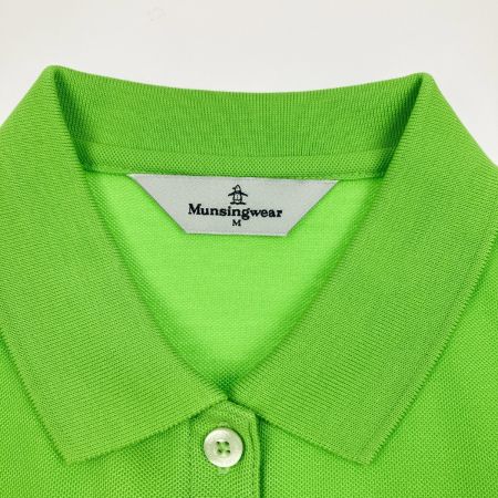  Munsingwear マンシングウェア レディース ゴルフウェア ワンポイント ポロシャツ Msize  XSL1600AP 黄緑