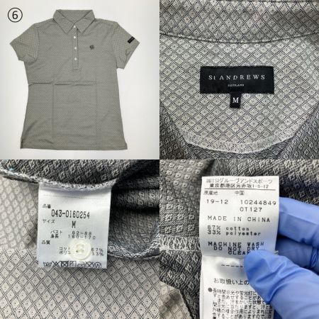  マスターバニーエディション ニューバランス ルコック St ANDREWS ゴルフウェア ポロシャツまとめ6点