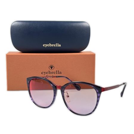  eyebrella アイブレラ タイムレス サングラス EB-44 ローズパープル