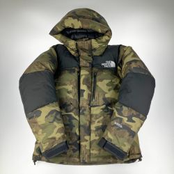 ▽▽ THE NORTH FACE ザノースフェイス ノベルティ バルトロ ライトジャケット L カモ 迷彩 ND92241 カーキ×ブラック Bランク