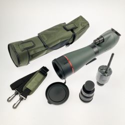 ▽▽ SVBONY フィールドスコープ 20-60x 80mm デュアルフォーカス ケース付 Wi-Fiカメラ付き SV406P Bランク