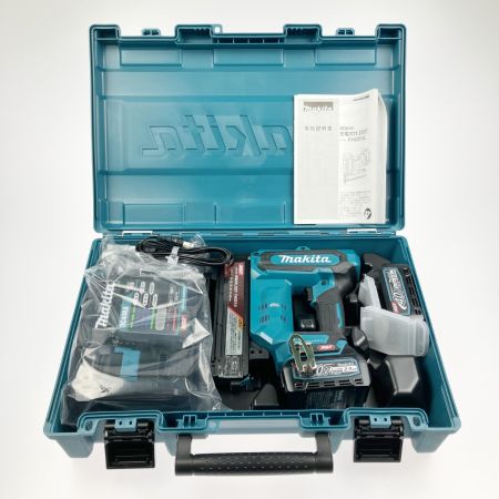  MAKITA マキタ 40mm 充電式仕上釘打機 FN001GRDX MAX40V バッテリ 充電器 セット品 FN001GRDX 開封未使用品