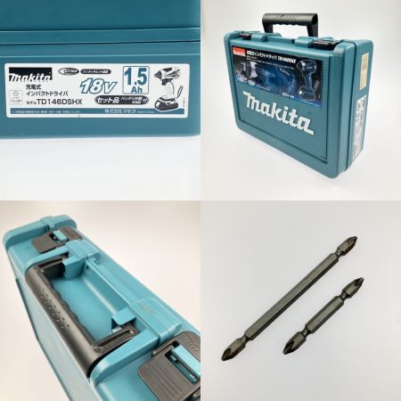 MAKITA マキタ インパクトドライバ TD146DSHX 充電器バッテリケース フルセット おまけビット付 グリーン