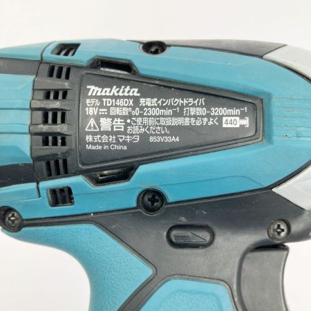 MAKITA マキタ インパクトドライバ TD146DSHX 充電器バッテリケース フルセット おまけビット付 グリーン