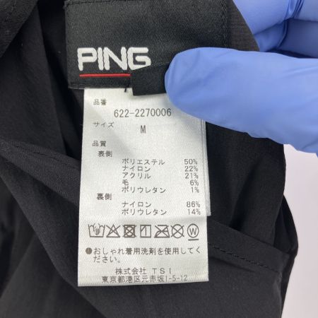  PING ピン レディース ゴルフウェア 軽量リバーシブルニット セーター Mサイズ ブラック