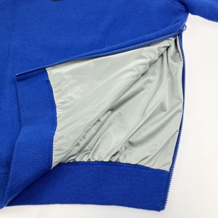  Jack Bunny!! ジャックバニー レディース ゴルフウェア バックロゴ サイドファスナーニット size1 ブルー