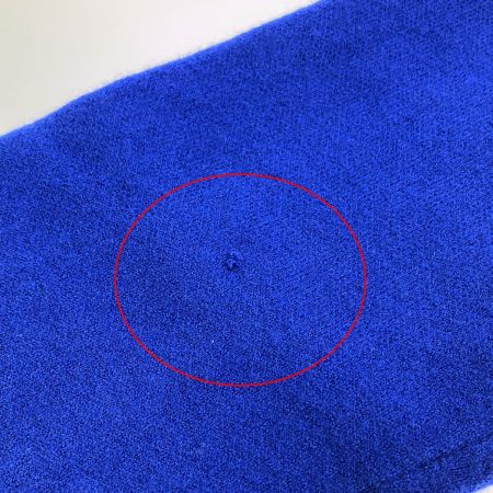  Jack Bunny!! ジャックバニー レディース ゴルフウェア バックロゴ サイドファスナーニット size1 ブルー