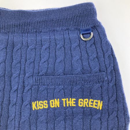  kiss on the green キスオンザグリーン レディース ゴルフウェア ケーブル編 セットアップ サイズ2 ネイビー
