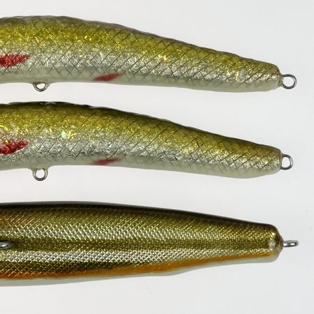  誠ミノー ハンドメイドルアー 3個まとめ 約11.5cm