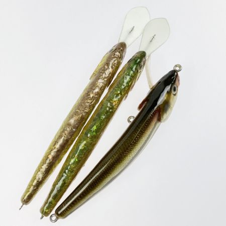 誠ミノー ハンドメイドルアー 3個まとめ 約11.5cm