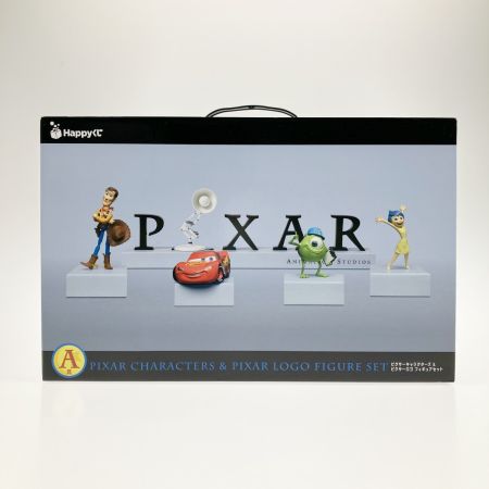   ハッピーくじ ピクサーキャラクターズ＆ピクサーロゴ フィギュアセット A賞 未開封品