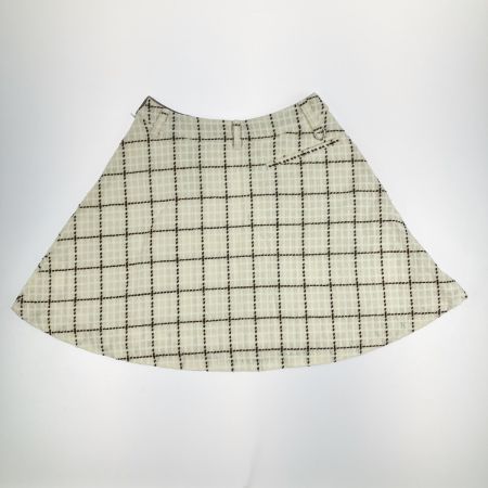  Master Bunny Edition マスターバニーエディション ゴルフウェア ツイードチェックスカート クリーム 開封未使用品