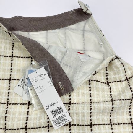  Master Bunny Edition マスターバニーエディション ゴルフウェア ツイードチェックスカート クリーム 開封未使用品