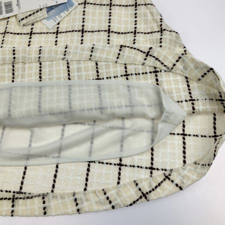  Master Bunny Edition マスターバニーエディション ゴルフウェア ツイードチェックスカート クリーム 開封未使用品