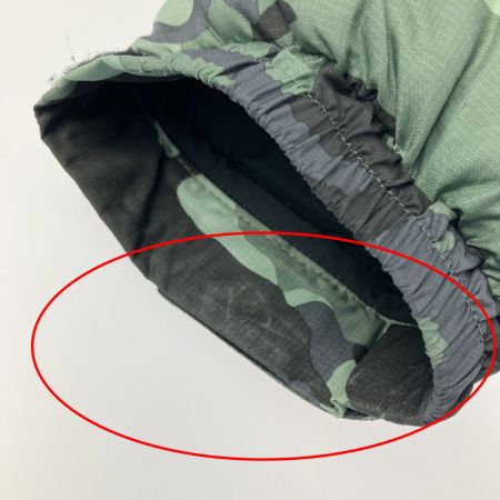  THE NORTH FACE ヌプシ ダウンジャケット ウッドランドカモ SIZE M ファスナー破損 ND91842 カーキ