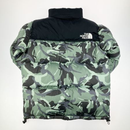  THE NORTH FACE ヌプシ ダウンジャケット ウッドランドカモ SIZE M ファスナー破損 ND91842 カーキ