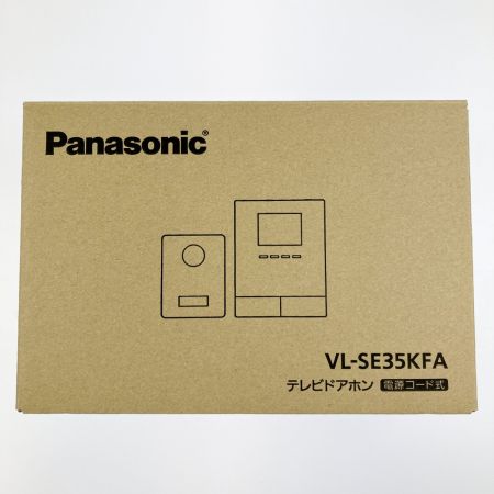  Panasonic パナソニック テレビドアホン 電源コード式 VL-SE35KFA 開封未使用品