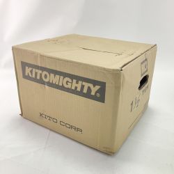 ▽▽ KITO キトー キトーマイティ チェーンブロック M3形 1.5t 6.0m CB015 未開封品 Sランク