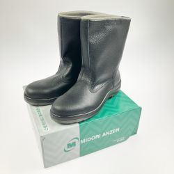 ▽▽ MIDORI ANZEN Co., LTD. ミドリアンゼン 安全靴 CJ040 ブーツ 27cm 革製軽量 静電 JIS 開封未使用品 Sランク