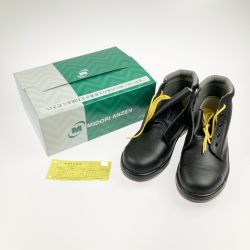 ▽▽ MIDORI ANZEN Co., LTD. ミドリアンゼン 安全靴 CJ020 ブーツ 紐靴 27cm 革製軽量 静電 JIS 開封未使用品 Sランク