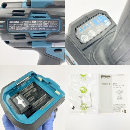  MAKITA マキタ 充電式インパクトレンチ 本体のみ 取扱説明書 フック付 TW001G