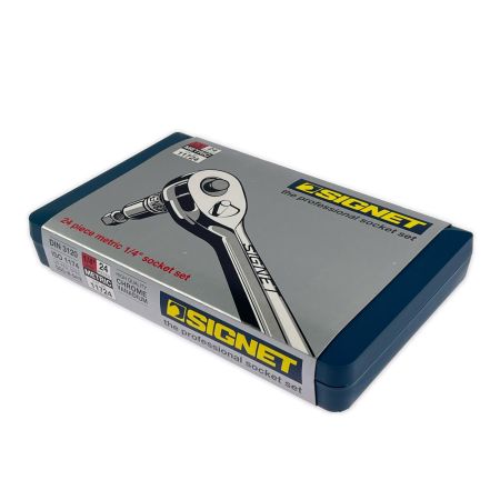 SIGNET シグネット 1/4ドライブ 24PC MM ソケットレンチセット 11724