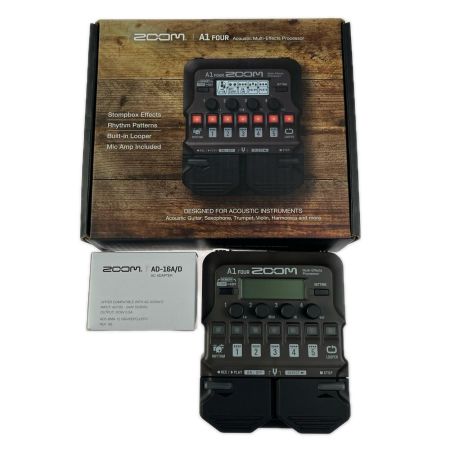 ZOOM ズーム アコースティック楽器用マルチエフェクター A1 FOUR