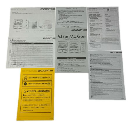ZOOM ズーム アコースティック楽器用マルチエフェクター A1 FOUR