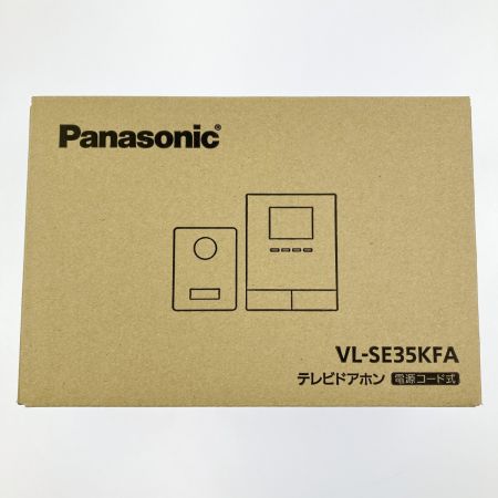  Panasonic パナソニック テレビドアホン 電源コード式 VL-SE35KFA 開封未使用品