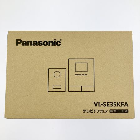  Panasonic パナソニック テレビドアホン 電源コード式 VL-SE35KFA 開封未使用品