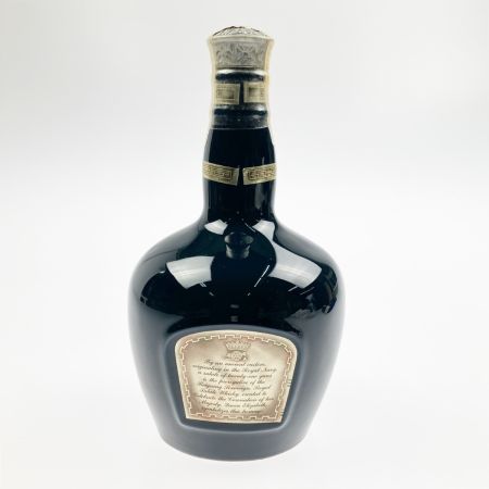  ROYAL SALUTE ロイヤルサルート スコッチウイスキー 21年 ブルー 陶器ボトル 巾着付 700ml 未開栓