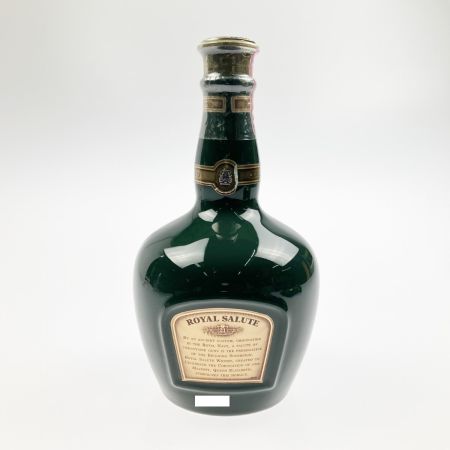  ROYAL SALUTE ロイヤルサルート スコッチウイスキー 21年 グリーン 陶器ボトル 巾着付 700ml 未開栓