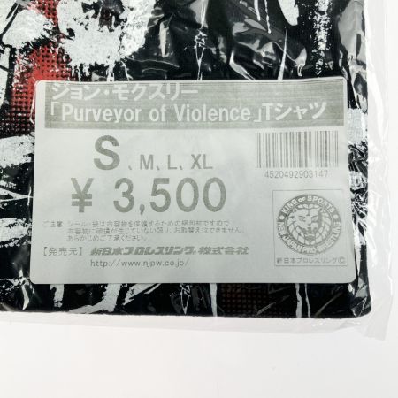   新日本プロレスリング ジョン・モクスリーPurveyor of Violence Tシャツ Sサイズ  未開封品