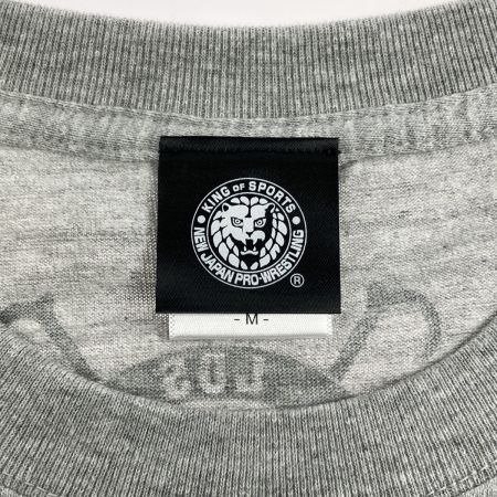   新日本プロレスリング KING of SPORTS Tシャツ Mサイズ ライトグレー 開封未使用品