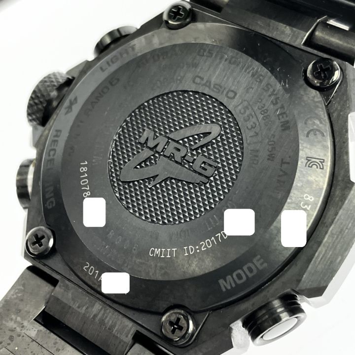 CASIO カシオ G-SHOCK MR-G チタン 鎚起 MRG-G2000HB-1AJR ブラック