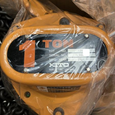  KITO キトー キトーマイティ チェーンブロック M3形 1.0t 6.0m 開封未使用品 箱ダメージあり