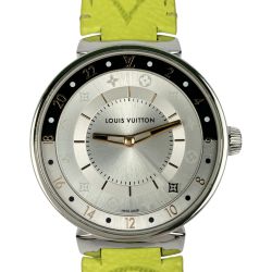 ▽▽ LOUIS VUITTON ルイヴィトン タンブール ムーン デュアルタイム QA105 Bランク