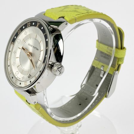  LOUIS VUITTON ルイヴィトン タンブール ムーン デュアルタイム QA105