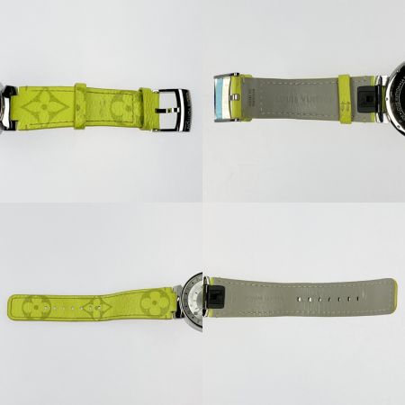  LOUIS VUITTON ルイヴィトン タンブール ムーン デュアルタイム QA105