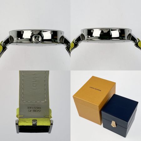  LOUIS VUITTON ルイヴィトン タンブール ムーン デュアルタイム QA105