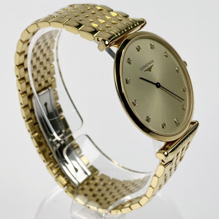稼働 LONGINES グランドクラシック 腕時計 12Pダイヤ L4 7092 LONGINES ラ グラン クラシック ドゥ ロンジン 12Pダイヤ L4 709 2