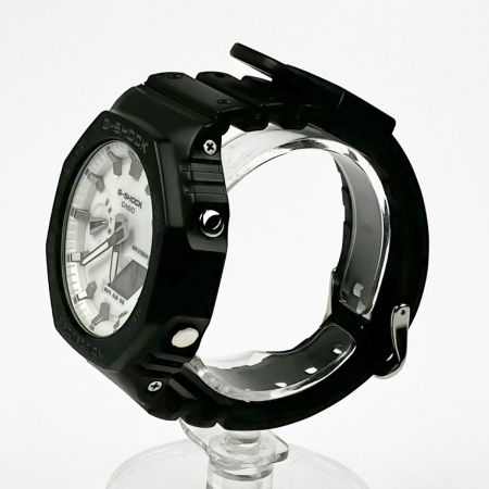  CASIO カシオ G-SHOCK ホワイト文字盤 ラバーバンド 箱付 GA-2100WD-1AJF