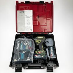 ▽▽ MAKITA マキタ 充電式インパクトドライバ 40Vmax 2.5Ah  TD002GRDXO オリーブ Sランク
