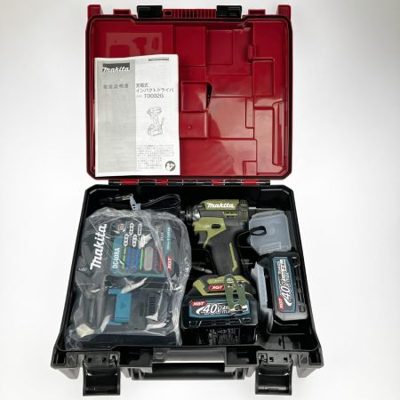  MAKITA マキタ 充電式インパクトドライバ 40Vmax 2.5Ah  TD002GRDXO オリーブ