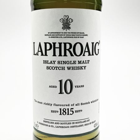  LAPHROAIG ラフロイグ スコッチウィスキー10年  750ml 43％ 開封未使用品 未開栓