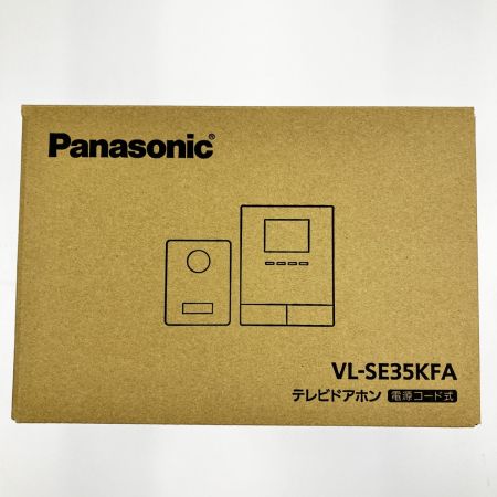  Panasonic パナソニック テレビドアホン 電源コード式 VL-SE35KFA 開封未使用品
