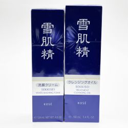 ▽▽ コーセー 雪肌精 洗顔クリーム クレンジングオイル セット 未開封品 Nランク
