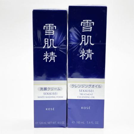  コーセー 雪肌精 洗顔クリーム クレンジングオイル セット 未開封品